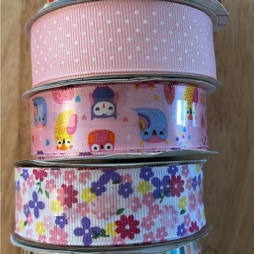 Colorful Patterned Ribbon Set - Picture 4 of 6